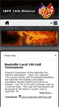 Mobile Screenshot of iaffdistrict14.org